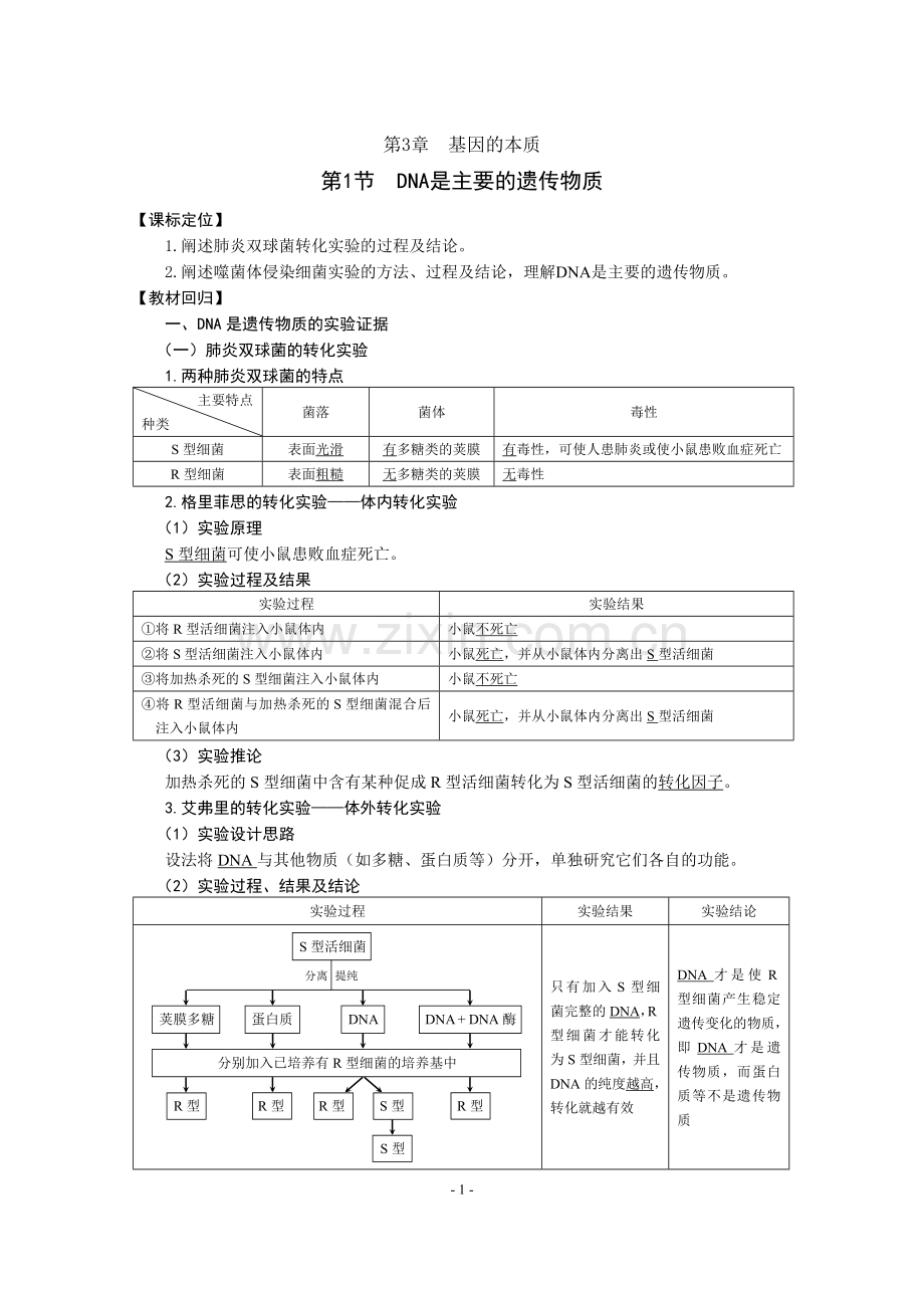 第3章基因的本质(教案).doc_第1页