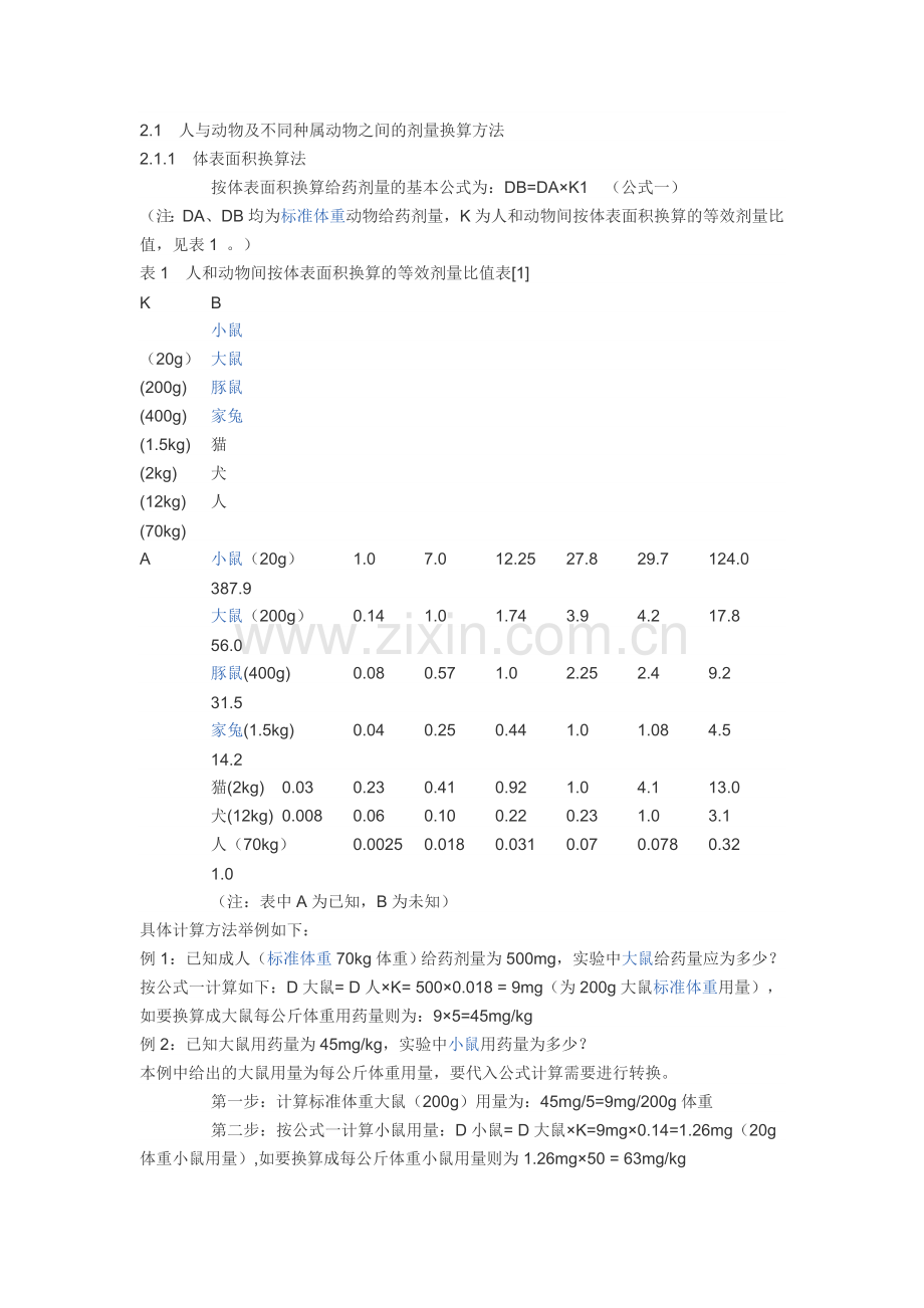 怎样确定小鼠灌胃剂量-中药粗提取物.doc_第1页