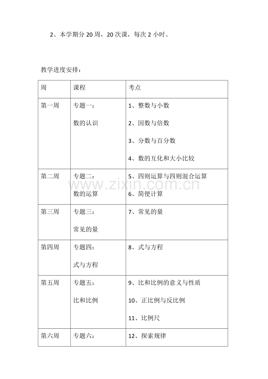 小升初总复习数学教学计划.doc_第2页