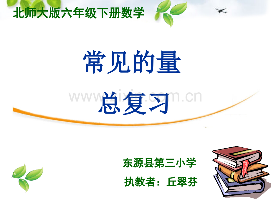 《常见的量》总复习课件.ppt_第1页