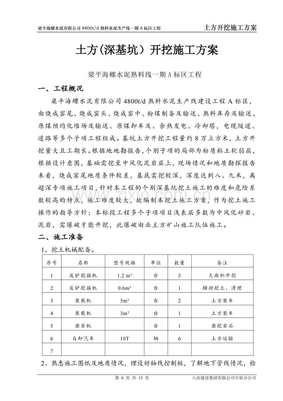 02土方(深基坑)开挖专项施工方案-2.doc_第1页