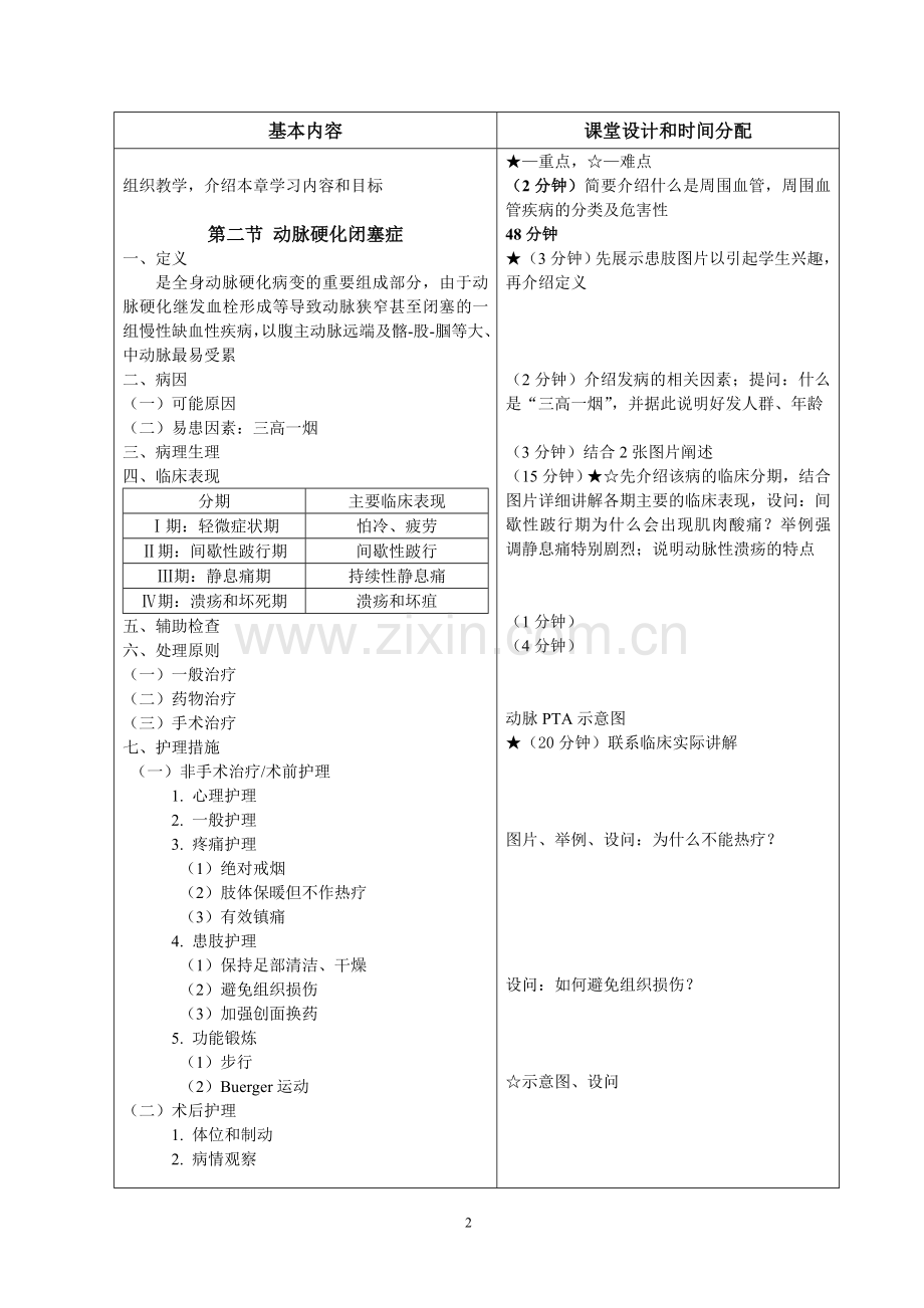 第三十四章周围血管疾病病人的护理教案.doc_第2页