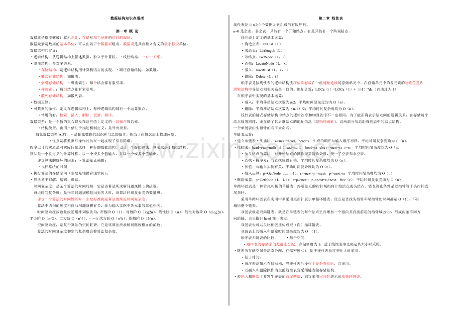 数据结构知识点总结.doc_第1页