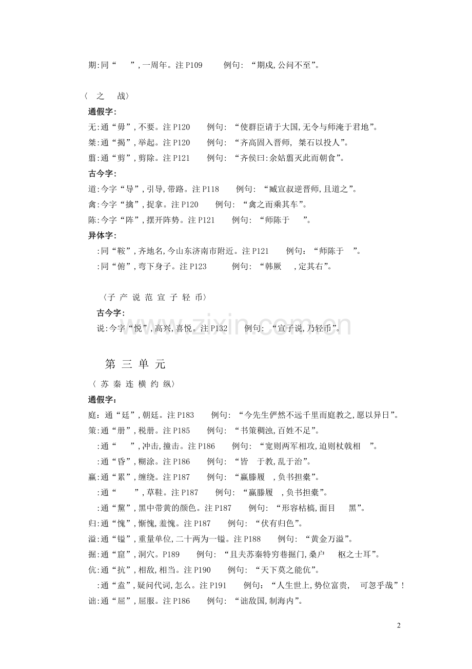 古代汉语通假字、古今字、异体字总结.doc_第2页