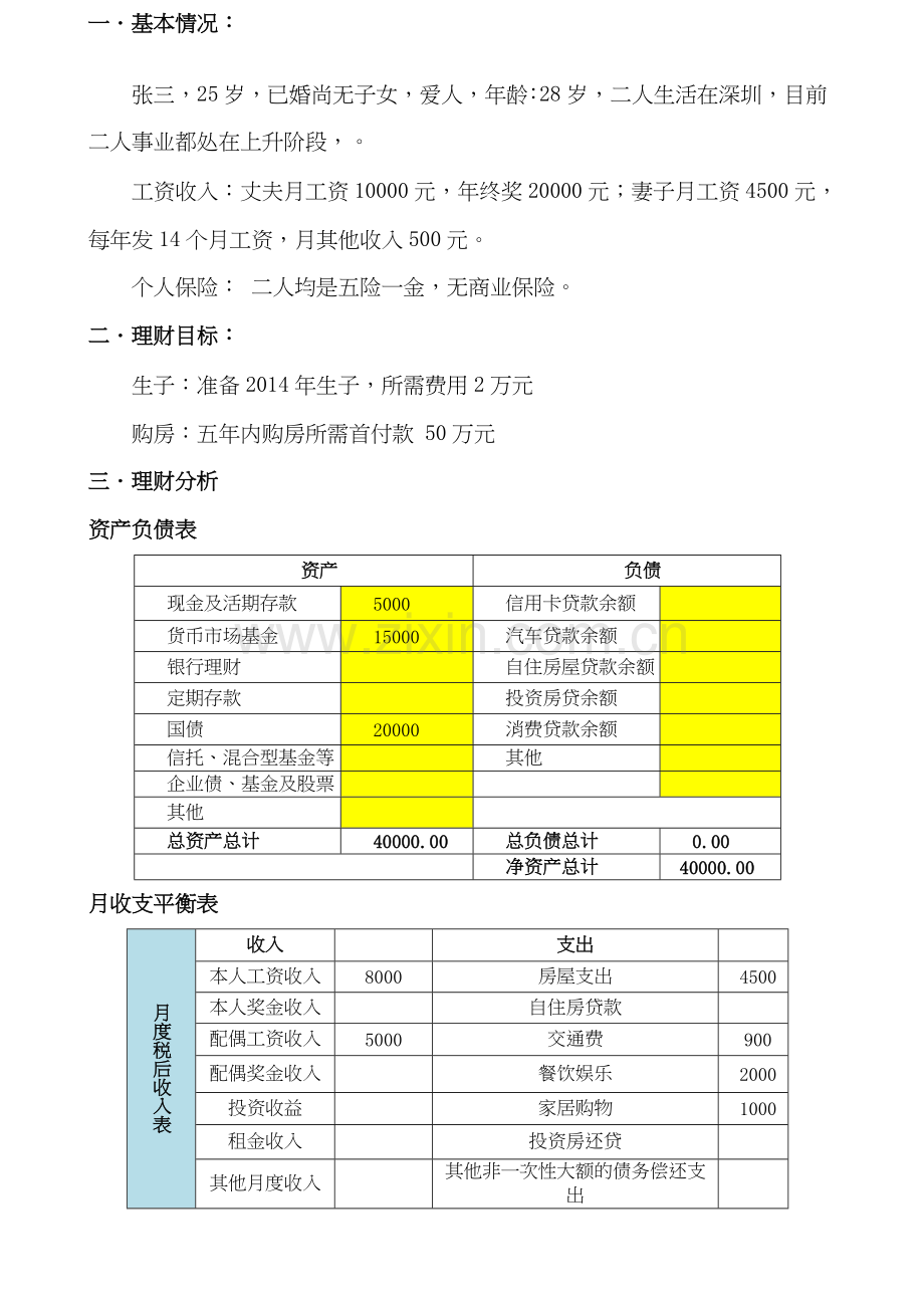 个人理财规划.doc_第1页