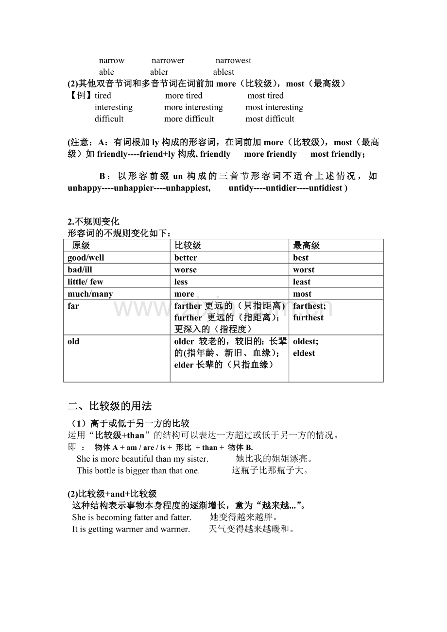 形容词的比较级和最高级.doc_第2页