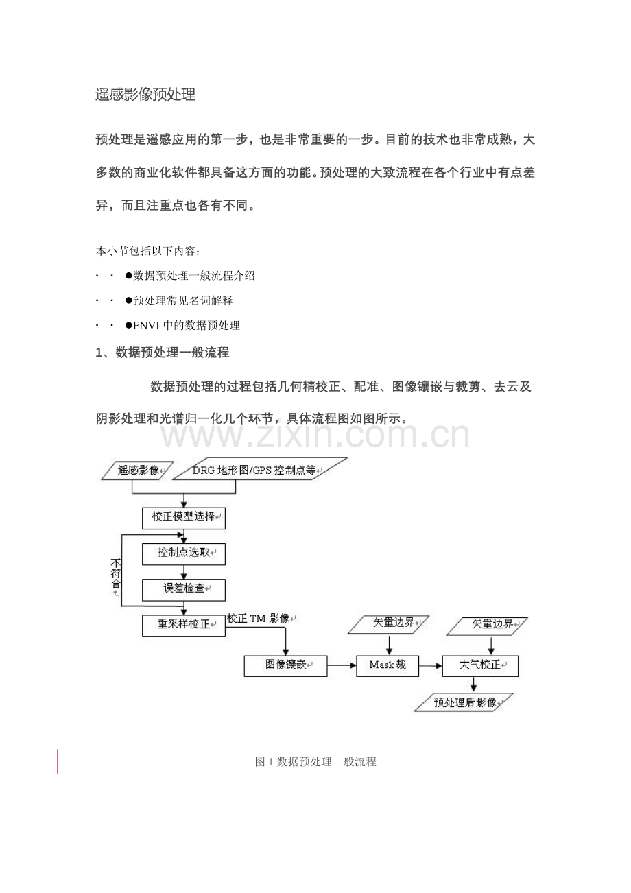 遥感影像预处理.doc_第1页