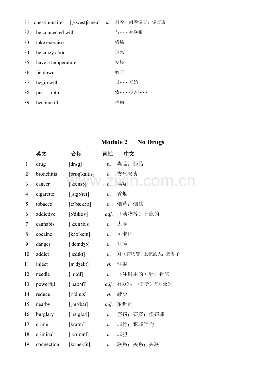 外研版高一英语必修二单词表.doc_第2页