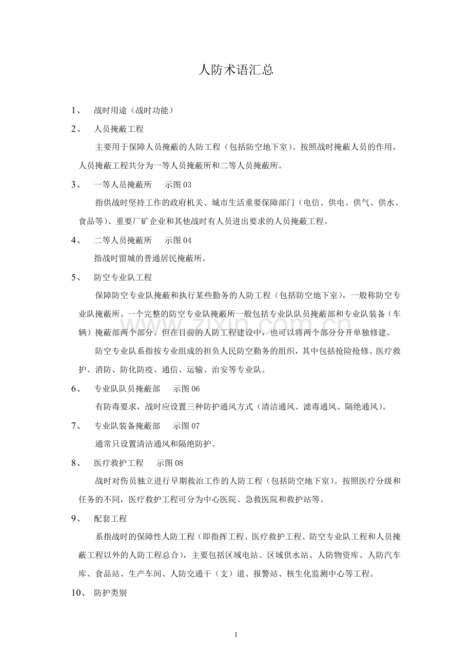 人防术语汇总.doc_第1页