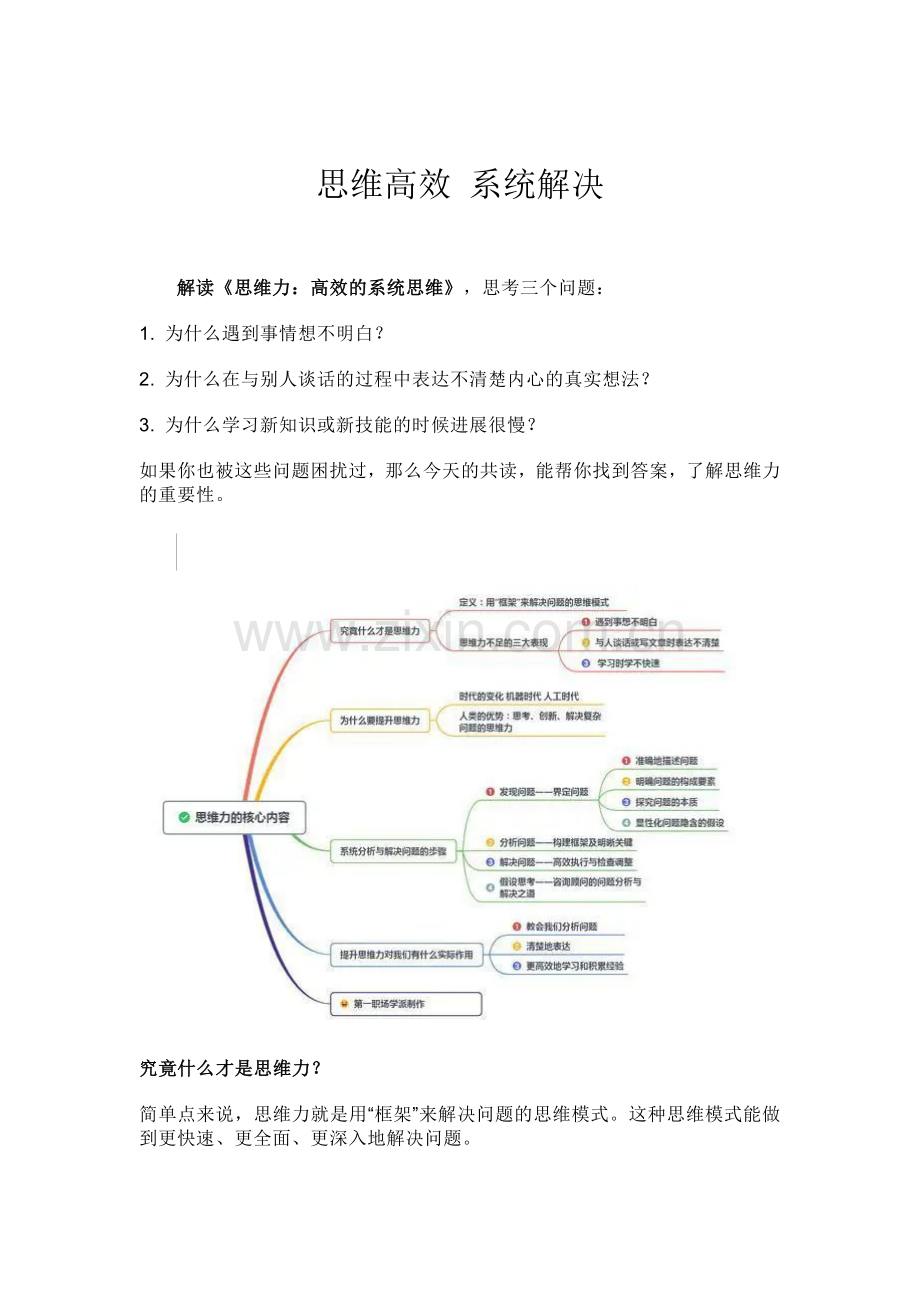 思维高效系统解决.doc_第1页