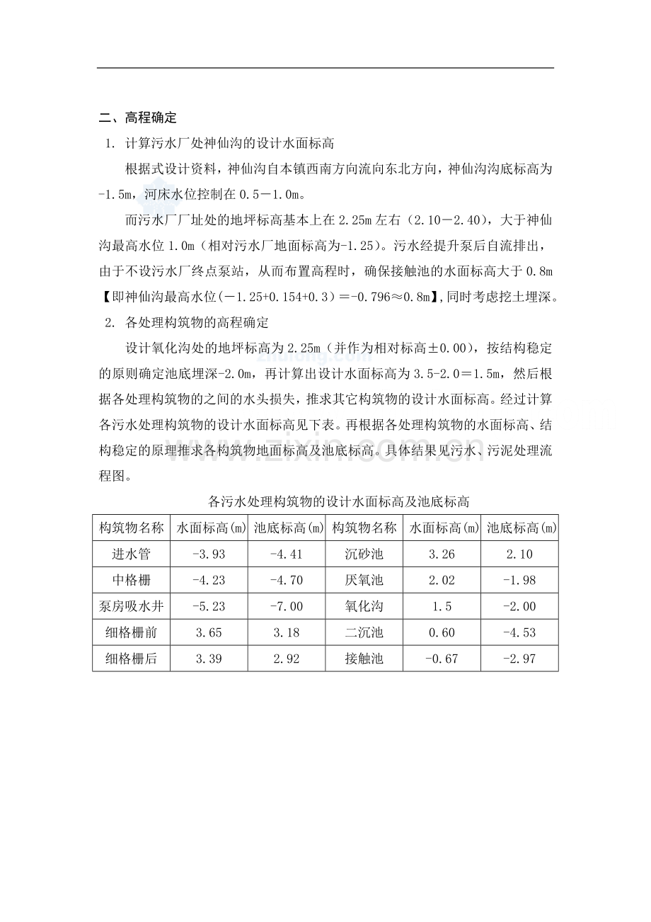 污水处理厂高程计算.doc_第2页