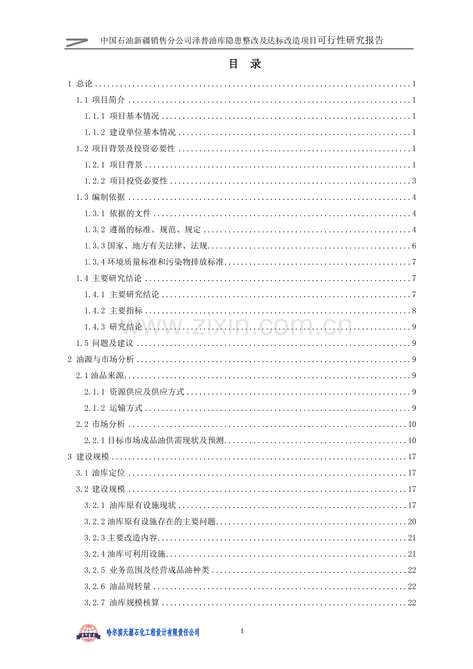 泽普油库隐患整改及达标改造项目申报可行性研究报告.doc_第2页