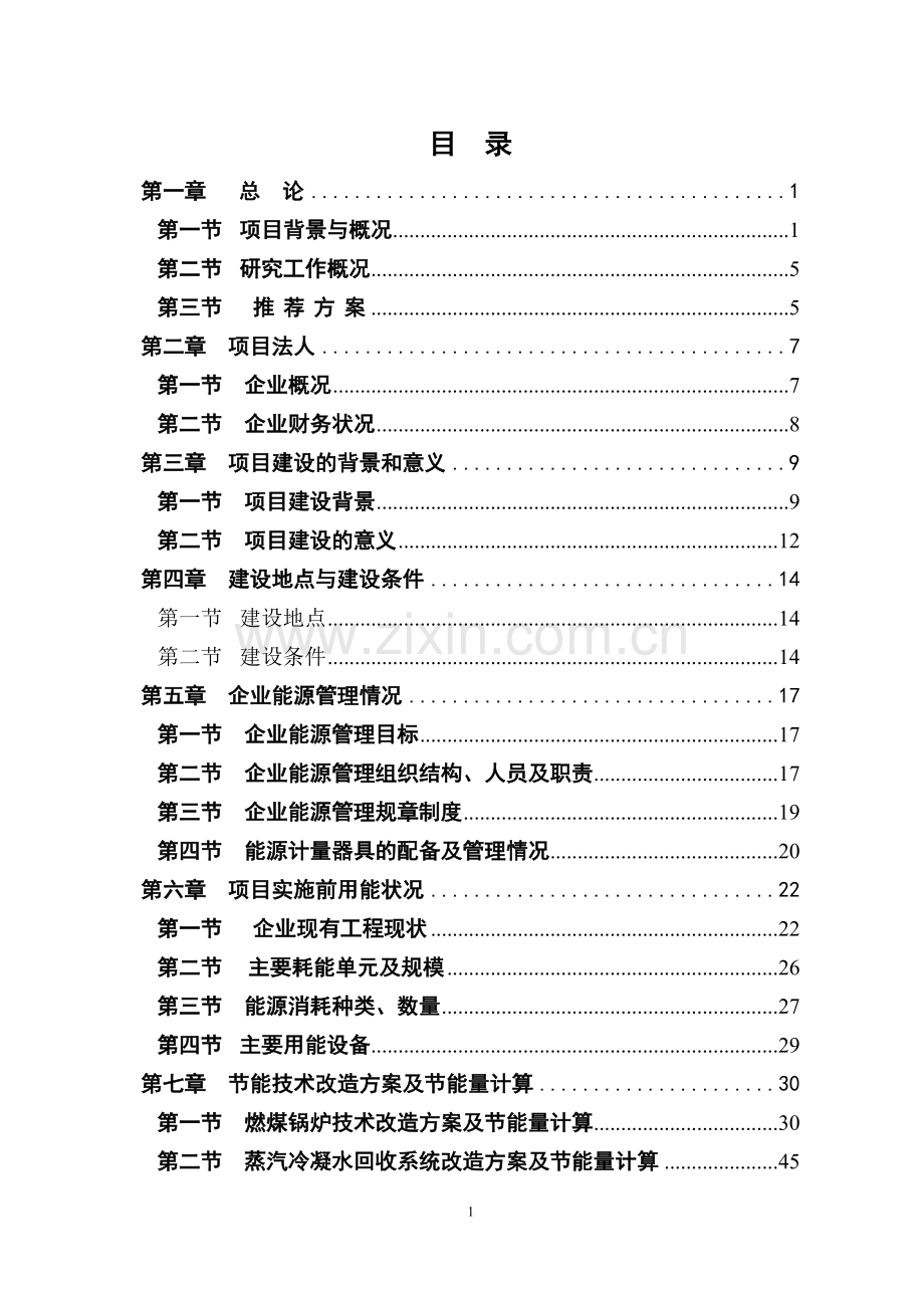 燃煤锅炉及干燥室风机节能技术改造项目可行性研究报告.doc_第1页