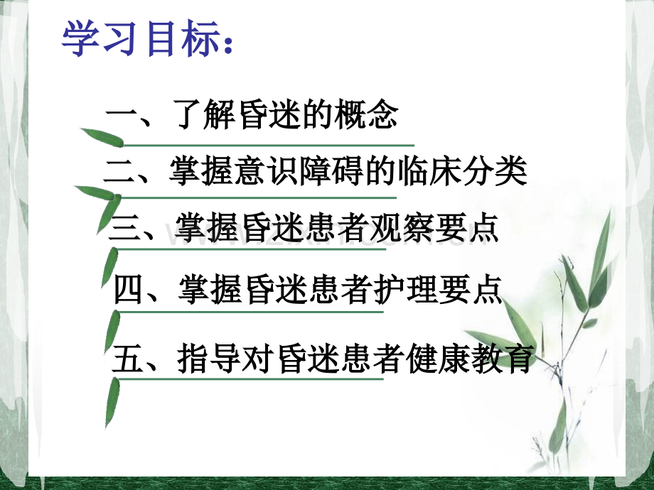 昏迷患者护理常规医学PPT课件.ppt_第2页