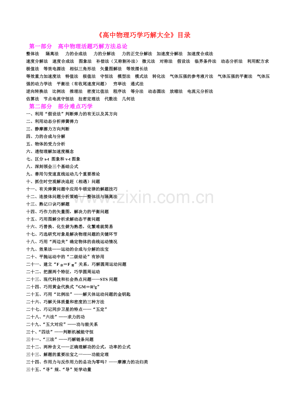 高中物理经典例题分析.doc_第1页