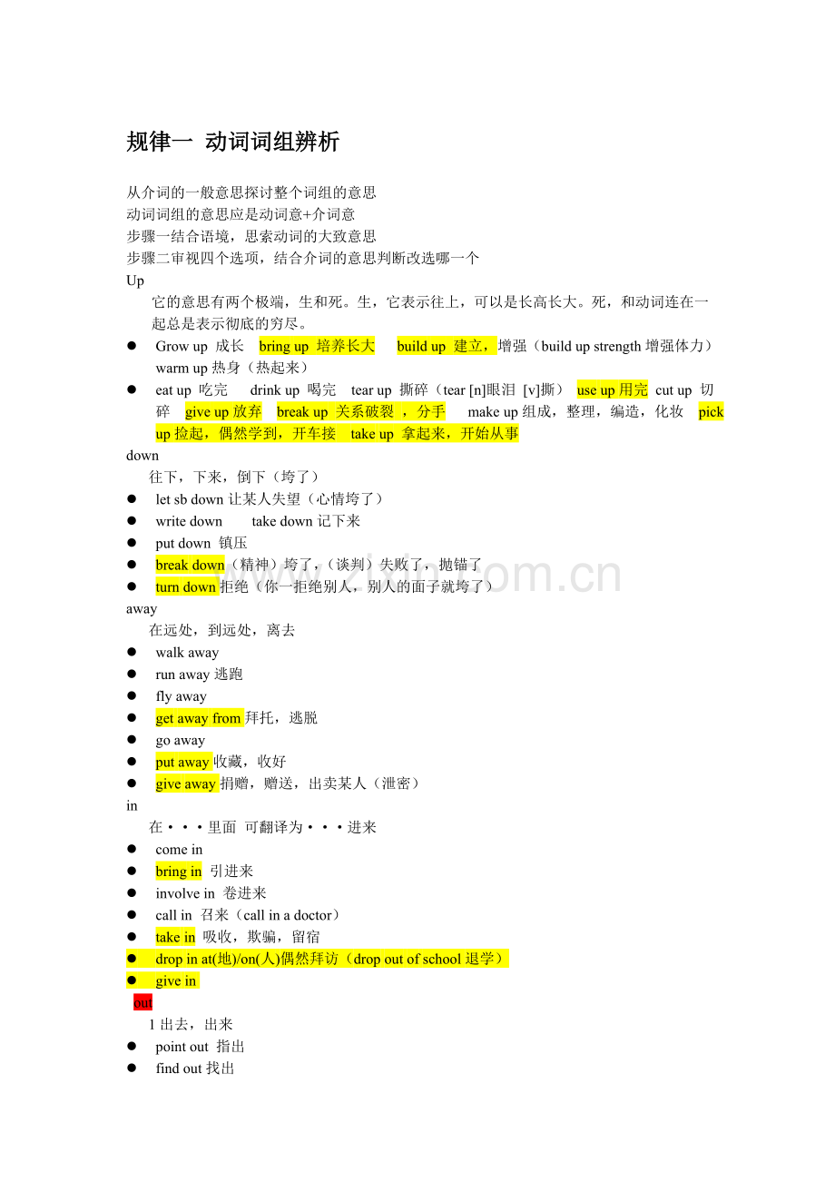 规律一动词词组辨析.doc_第1页