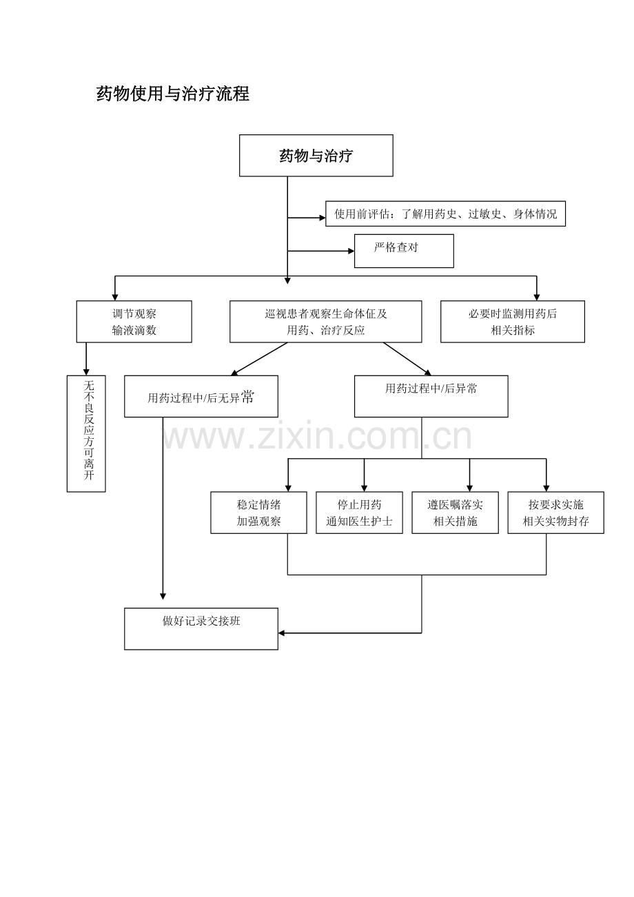 观察、了解、处理患者用药与治疗反应的制度与流程.doc_第2页