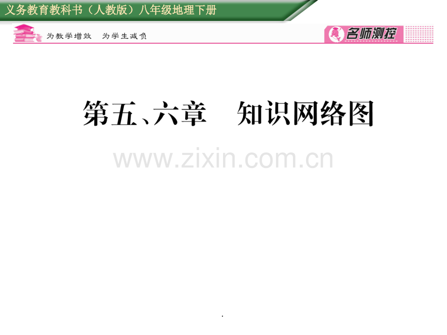 人教版八年级地理下册：第五、六章---知识网络图.ppt_第1页