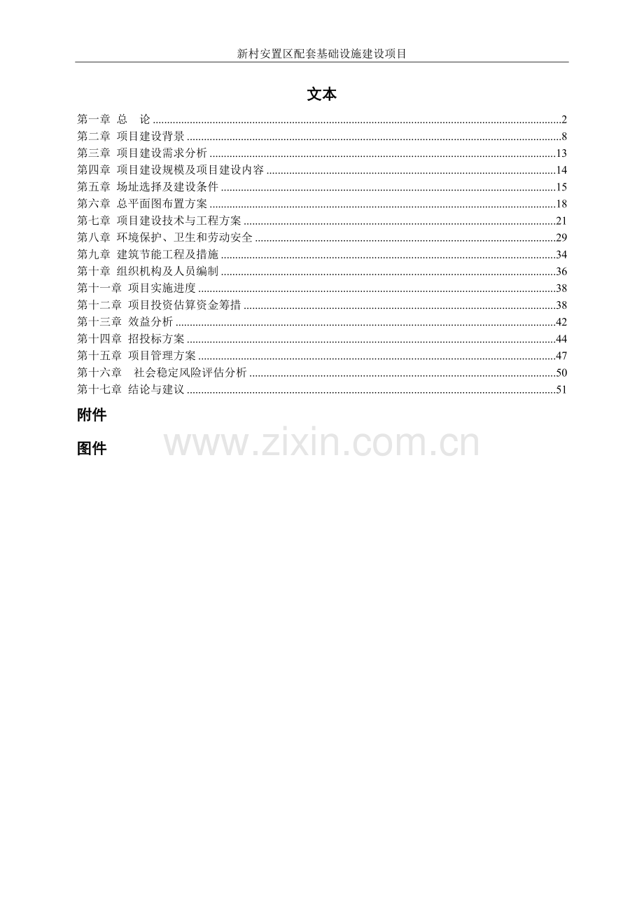 新村安置区配套基础设施可行性论证报告.doc_第1页