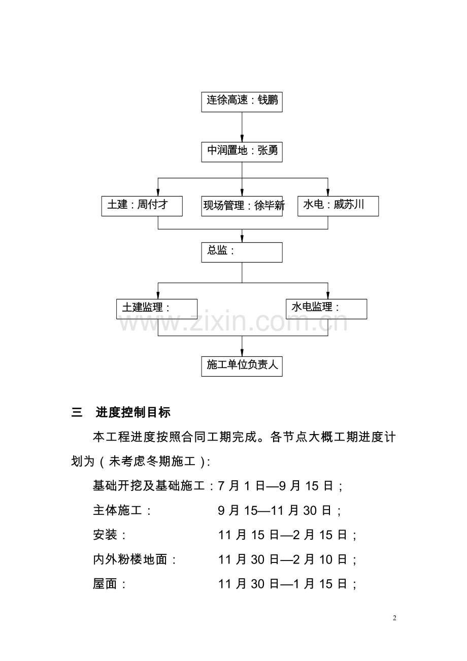 高速公路管理中心超市项目工程管理组织设计详案.doc_第2页