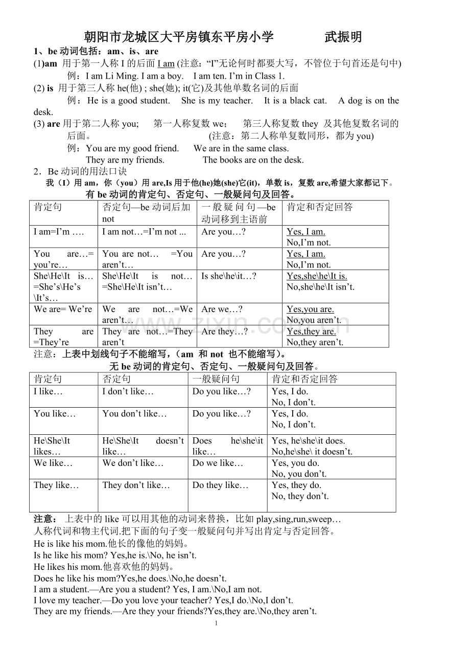 小学英语-语法-音标-练习题-比较全了.doc_第1页
