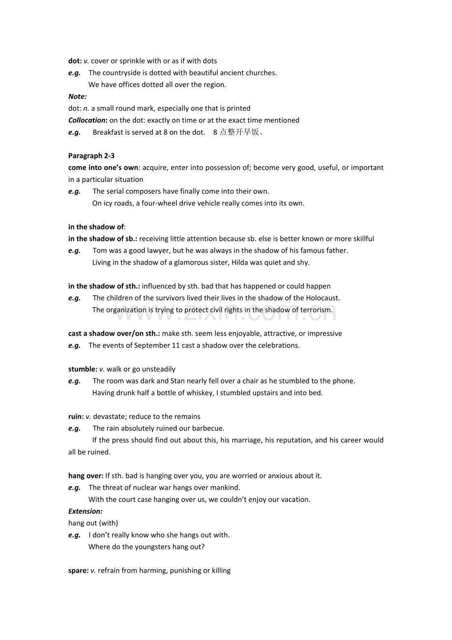 综合教程Book4Unit4Vocabulary.doc_第2页