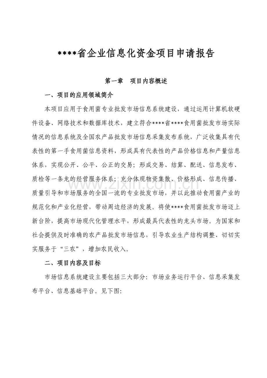 福建省企业信息化资金可行性策划书.doc_第1页