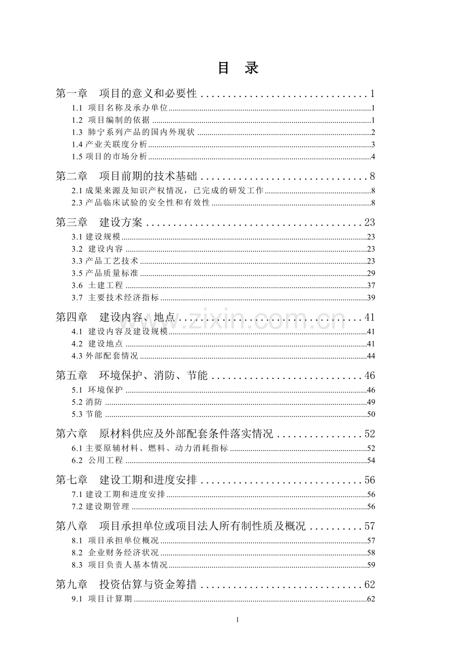 综合市场商务公寓楼项目可行性论证报告.doc_第1页