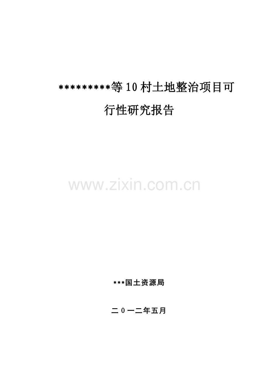 土地整理可行性策划报告.doc_第1页