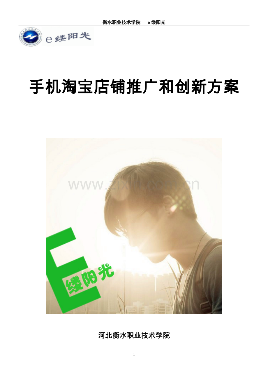 手机淘宝店铺推广和创新方案.doc_第1页