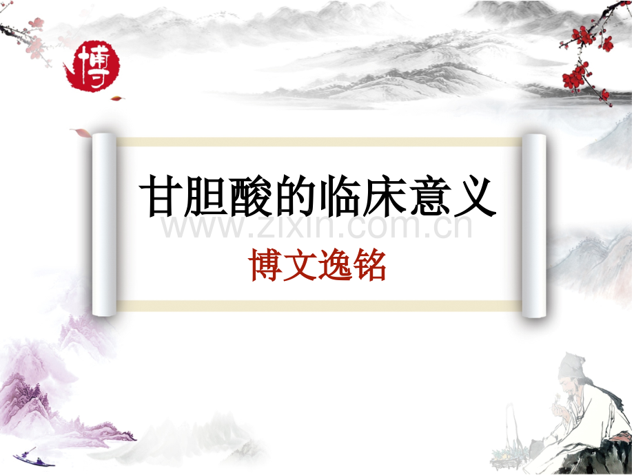 甘胆酸课件医学PPT课件.ppt_第1页