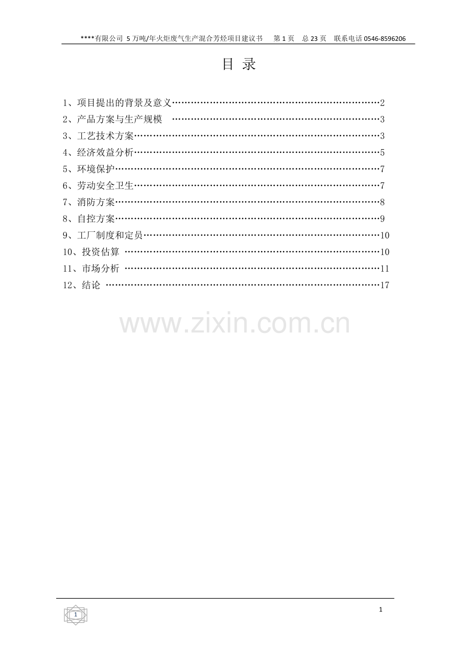2016年炼油厂火炬废气的环保利用-5-万吨年火炬废气生产混合芳烃项目建设可研报告.doc_第2页