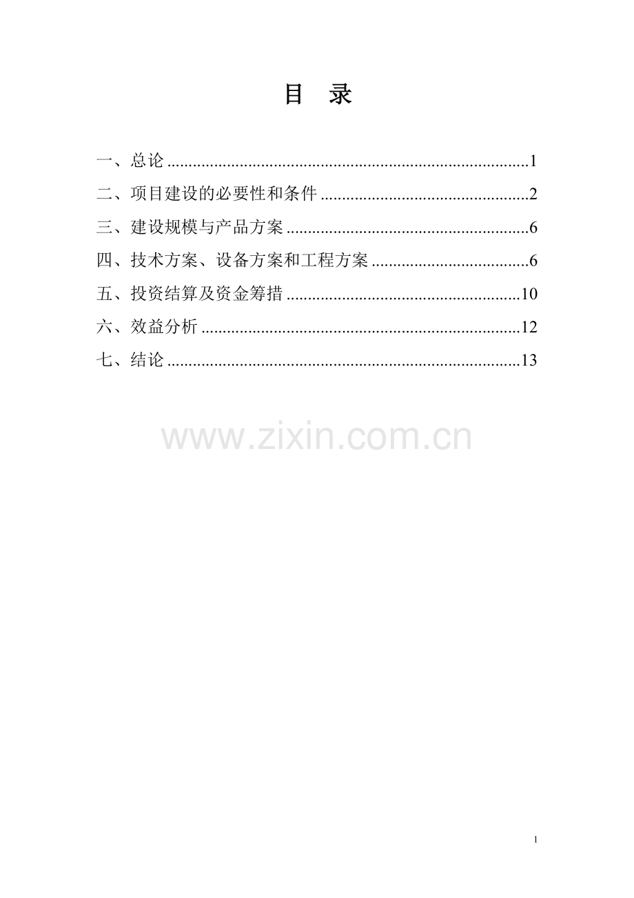 年产50kt金属镁与60kt硅铁配套生产项目可行性策划书.doc_第2页