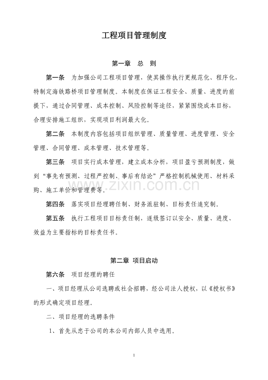项目管理制度.doc_第1页