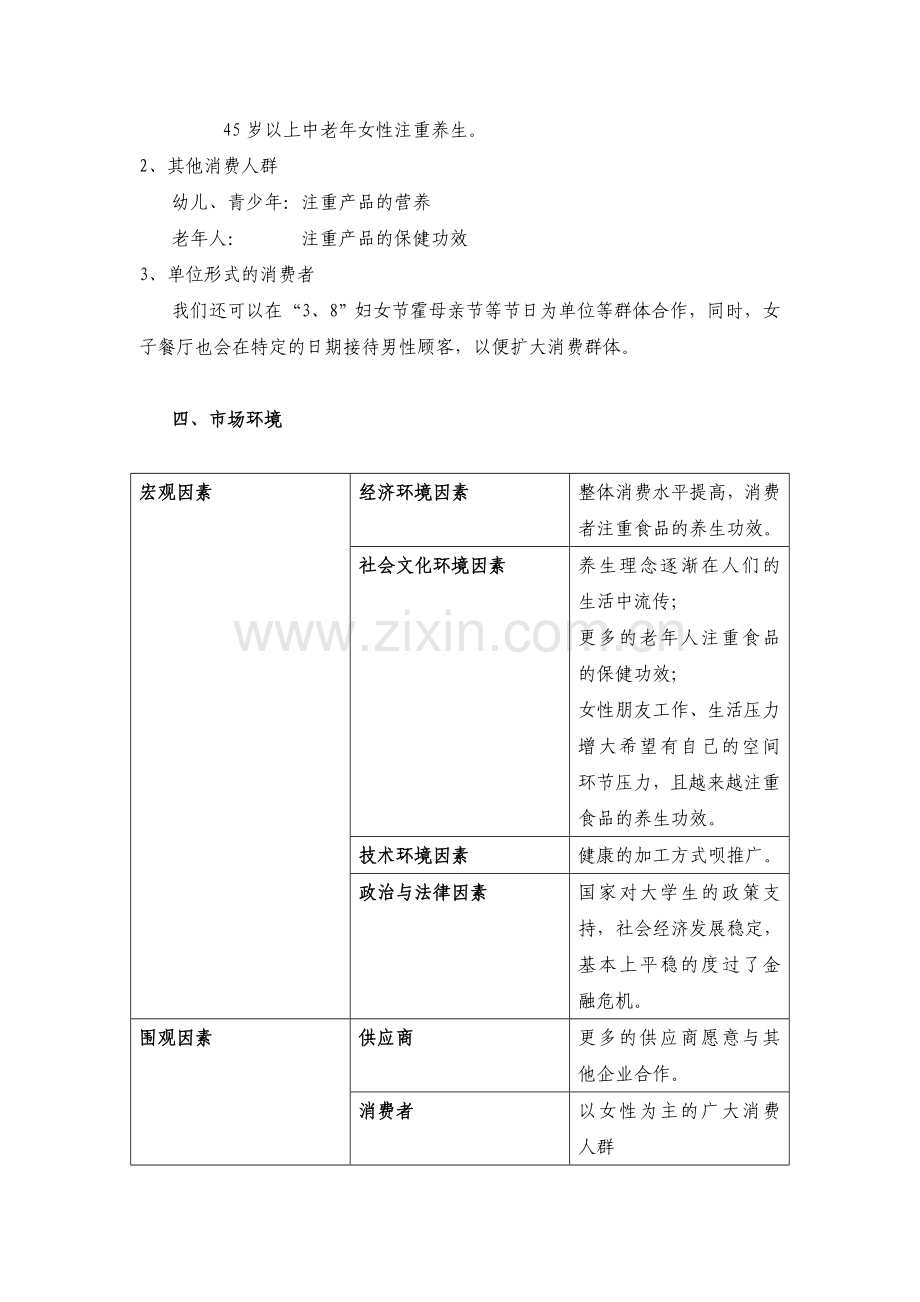 自主创业策划书餐厅.doc_第2页