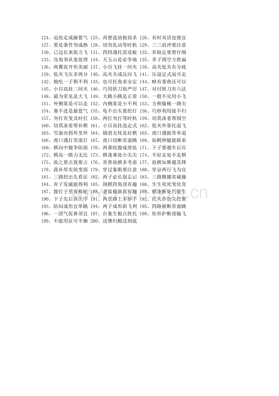 围棋七字口诀200句.doc_第2页