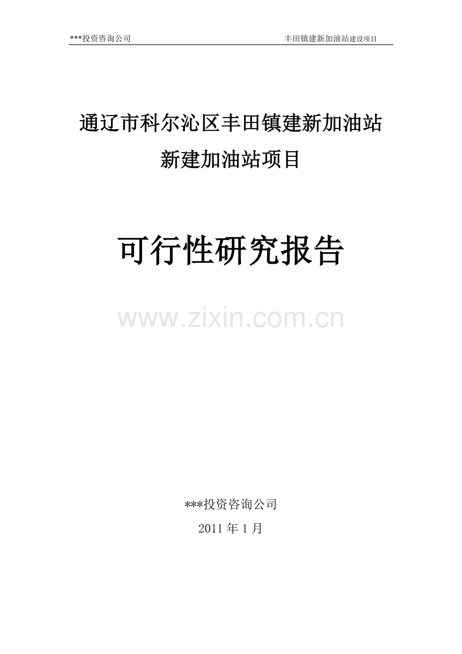 加油站新建可行性研究报告.doc_第1页