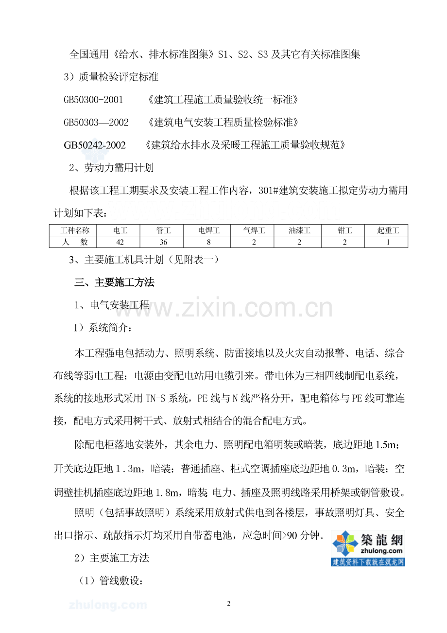 成都某研究所综合楼安装施工组织3工程施工组织.doc_第2页