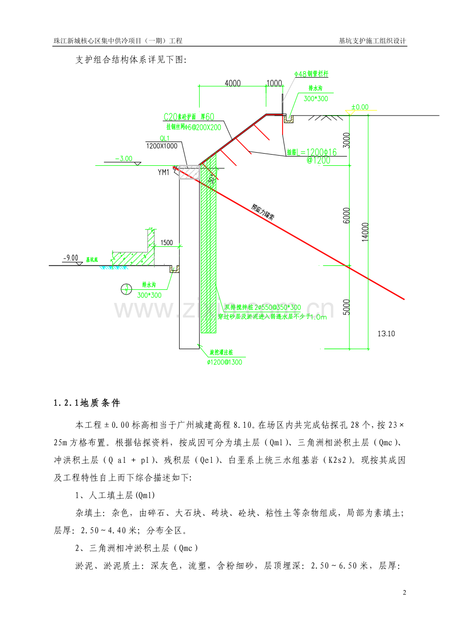 珠江新城基坑支护专项方案说明定.doc_第2页