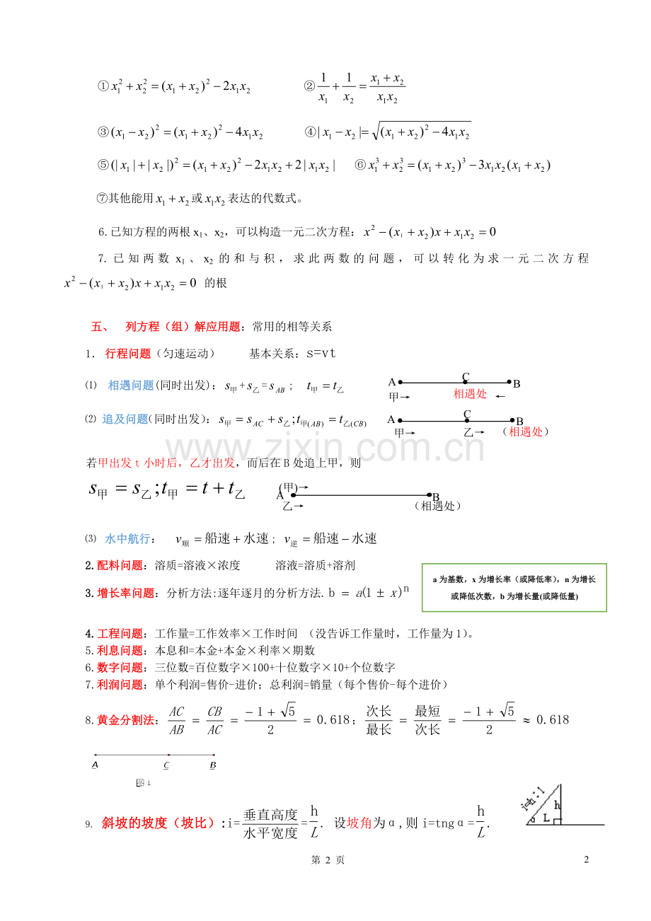 初中数学公式(人教版).doc_第2页