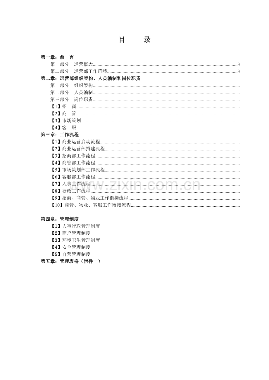 商业运营全套管理制度(组织架构、岗位职责、工作流程、.doc_第2页