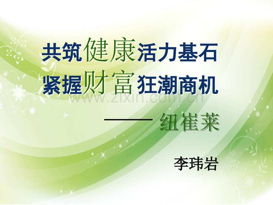 理想健康的基石.ppt_第1页