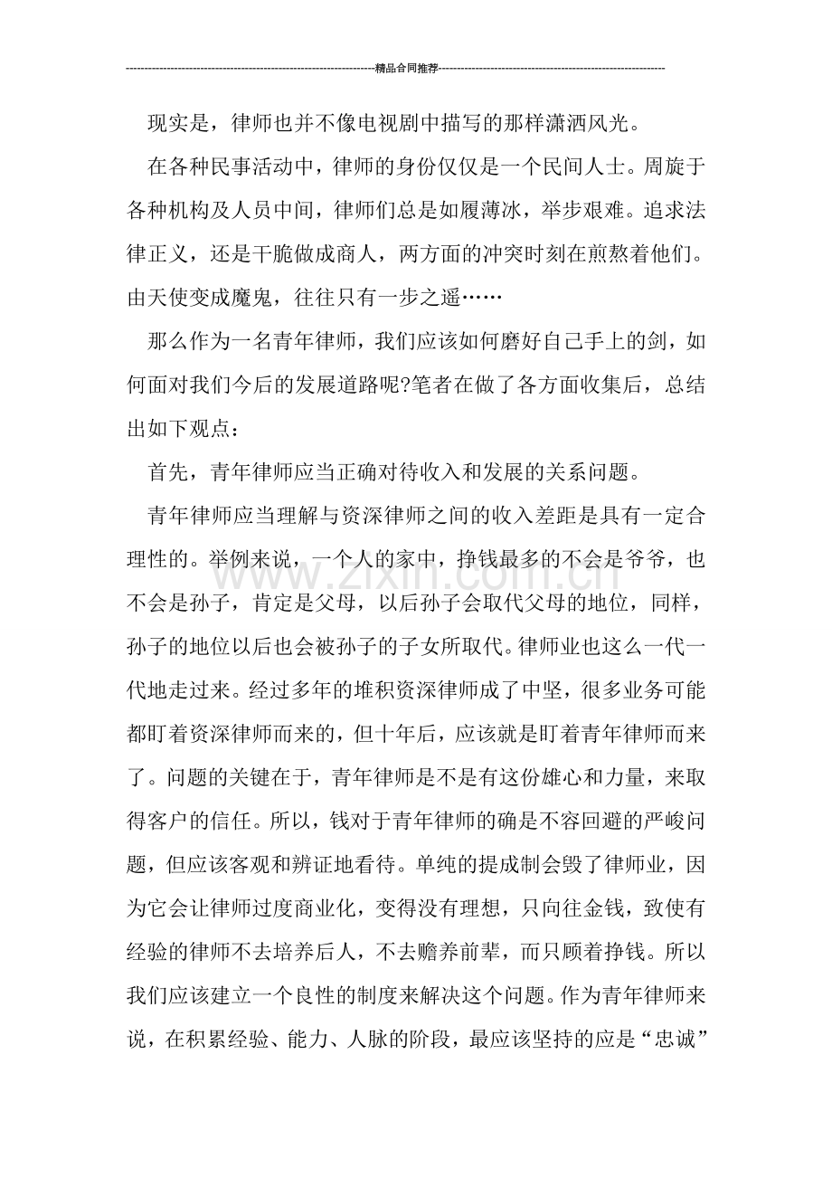 青年律师年度工作总结范本.doc_第2页