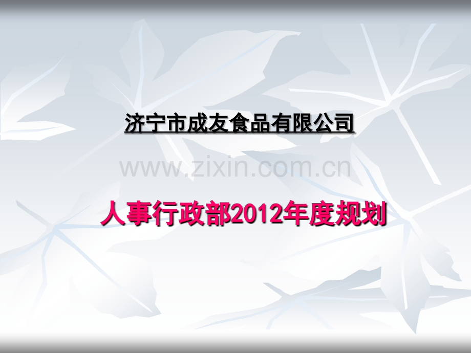 人事行政部规划.ppt_第1页