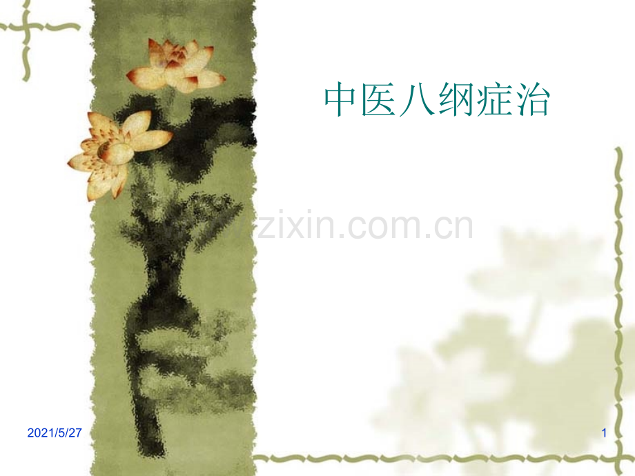 催乳师基础知识-中医八纲.ppt_第1页