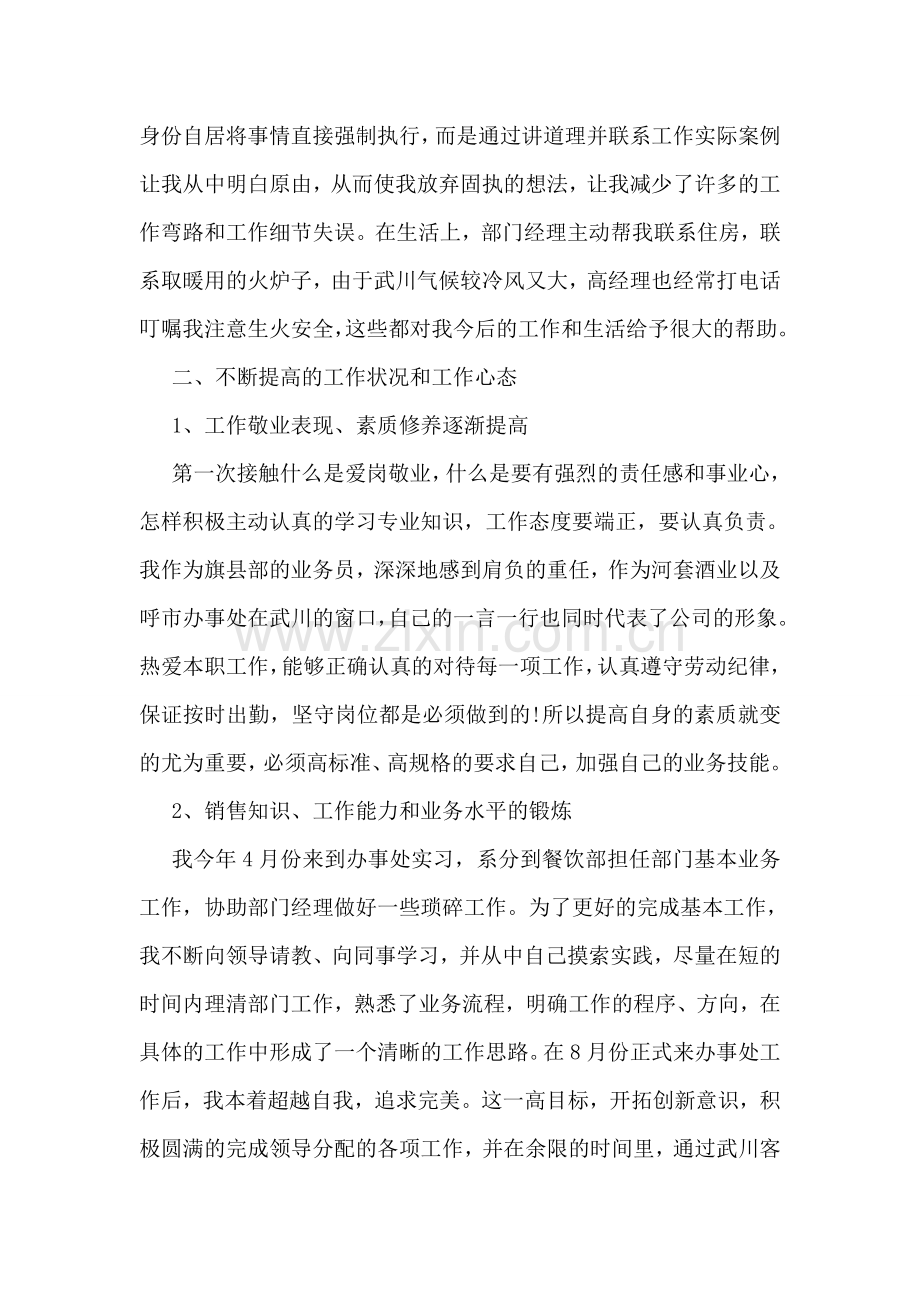 酒业销售个人工作总结范文.doc_第2页