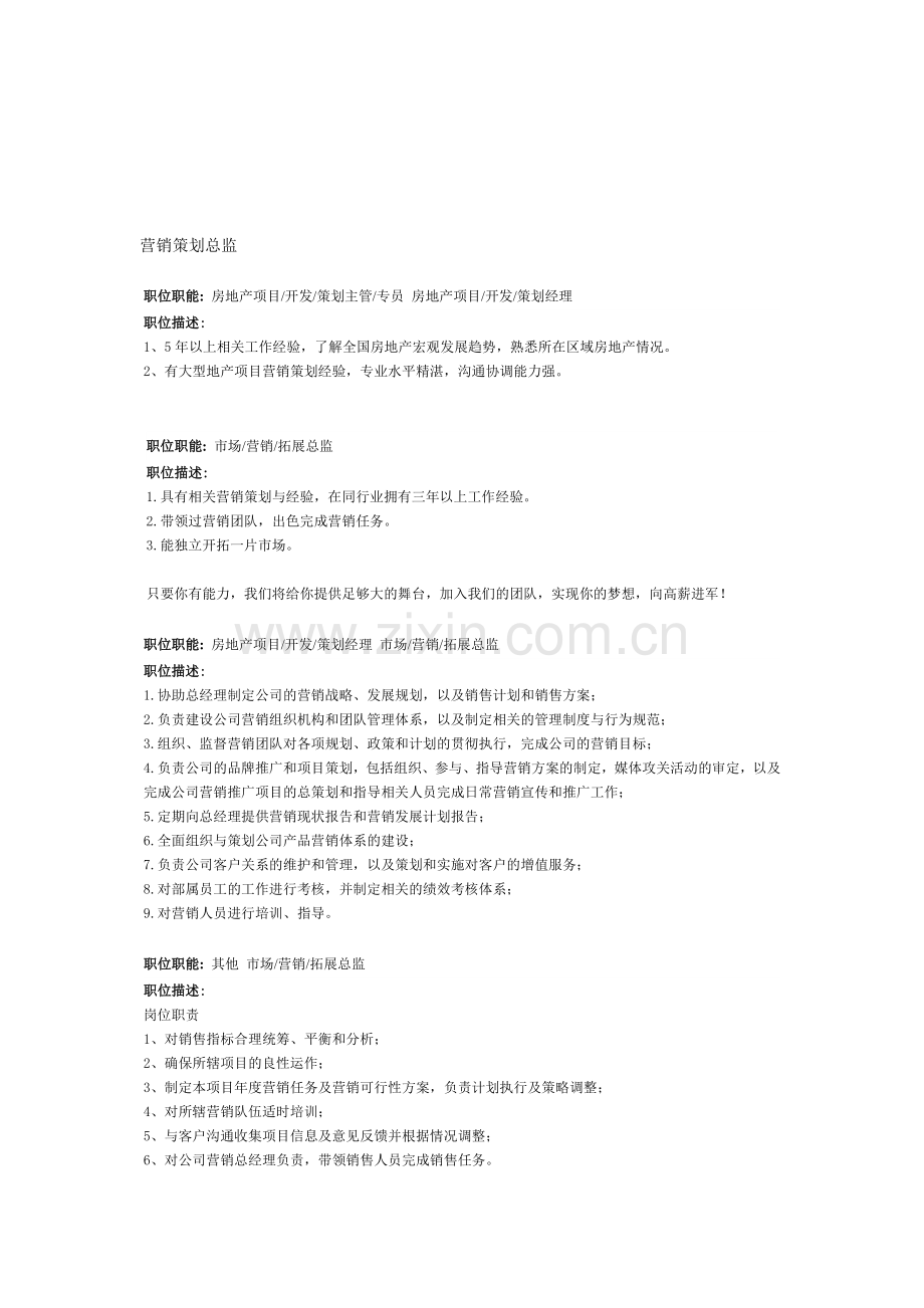 营销策划总监岗位职责.doc_第1页