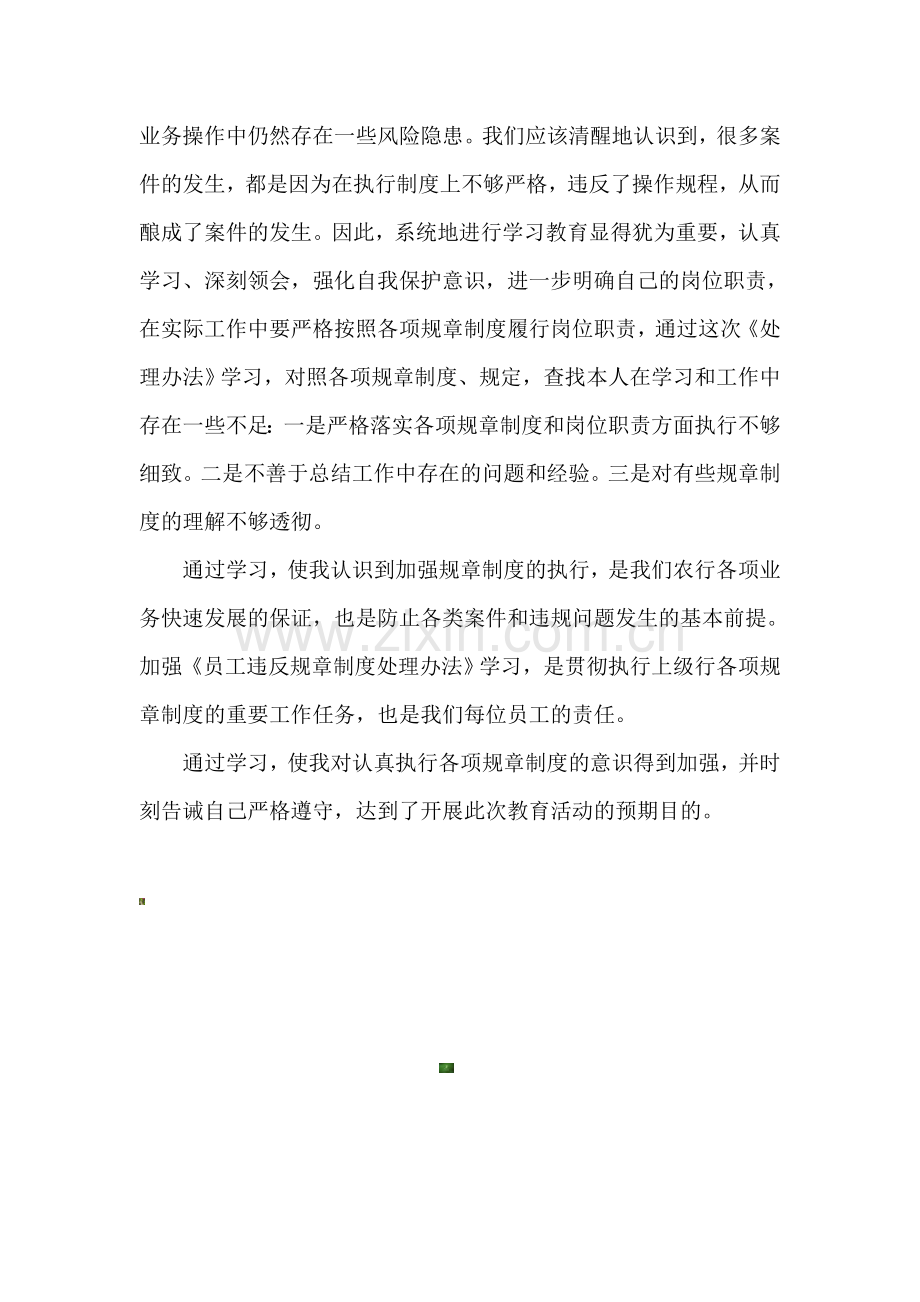 《员工违反规章制度处理办法》学习心得.doc_第2页