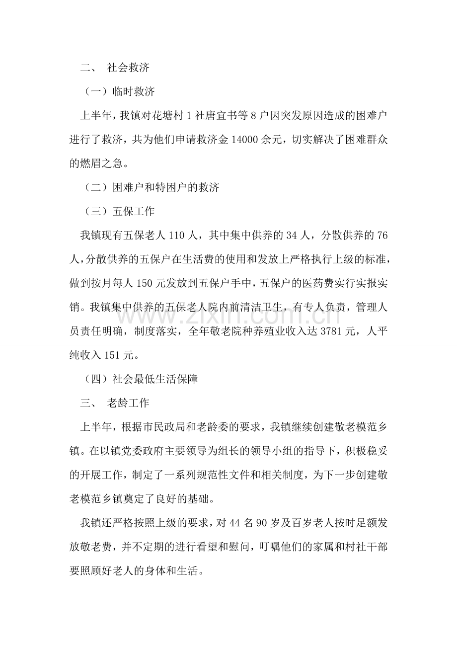 2018年乡镇民政工作上半年总结.doc_第2页