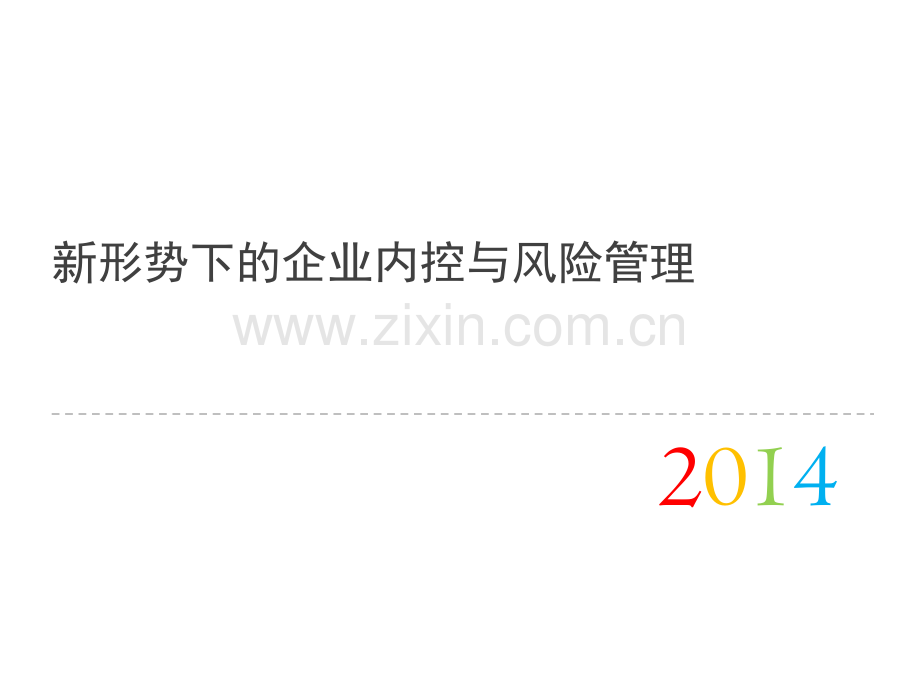 新形势下企业内部控制和风险管理经验分享辉瑞庄康.ppt_第1页